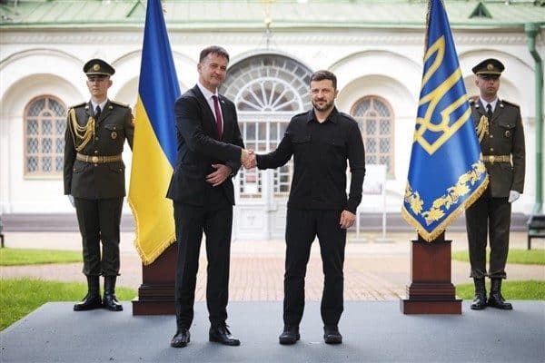 Ukrayna Devlet Başkanı Volodimir Zelenski, Avusturya ve Kazakistan'ın yeni atanan Büyükelçilerinden