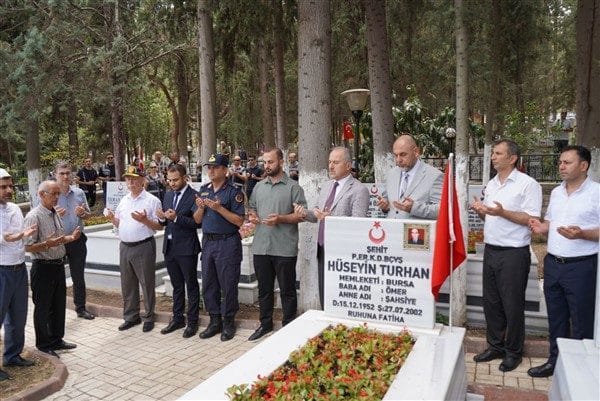 Orhangazi Belediye Başkanı Bekir Aydın’ın da katıldığı anma programlarının ilki