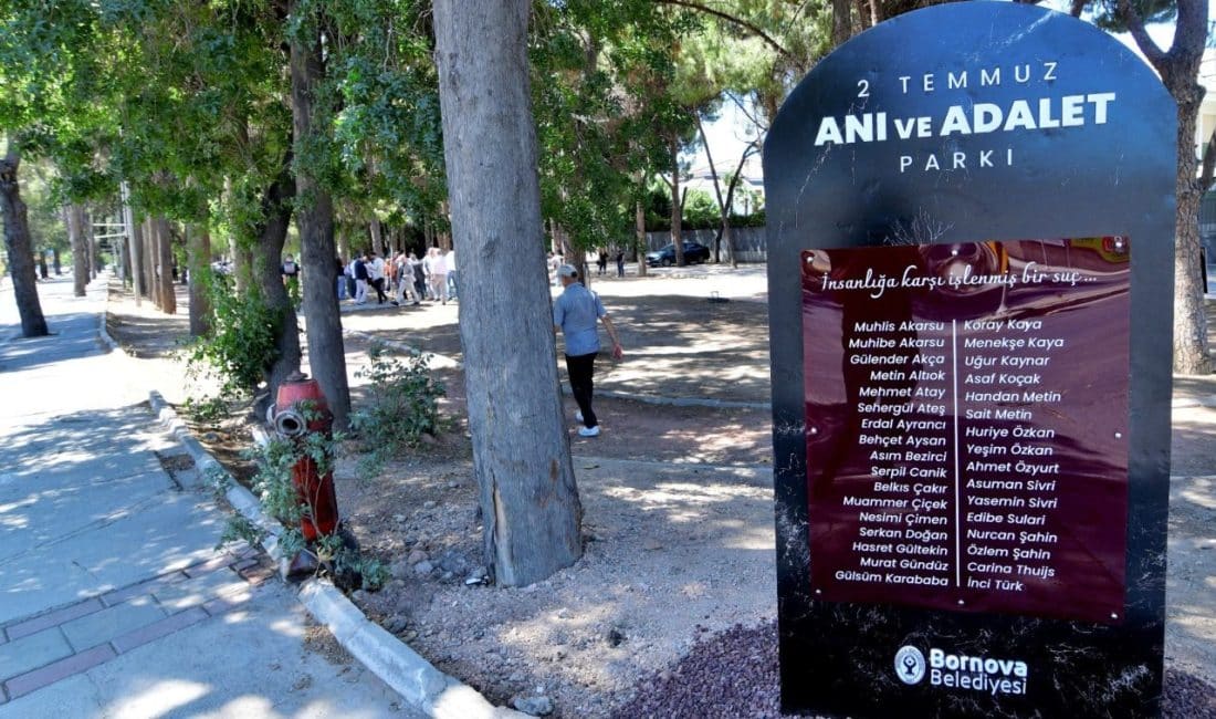 Sivas Katliamı’nın 32. yılında Bornova Belediyesi tarafından hayata geçirilen “2