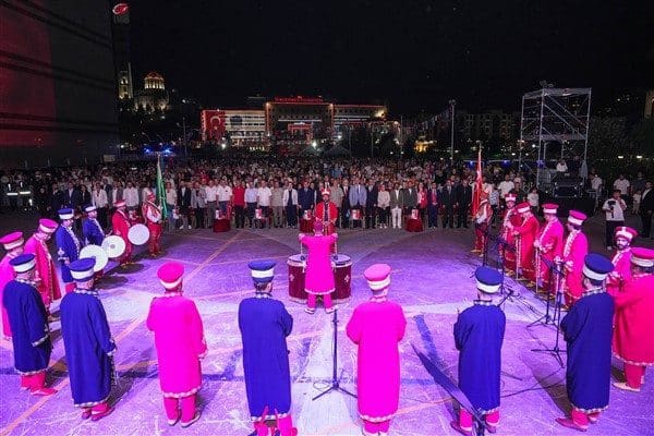 Program, geleneksel aşık atma oyunuyla başladı, Nogay Türkleri ve Keçiören