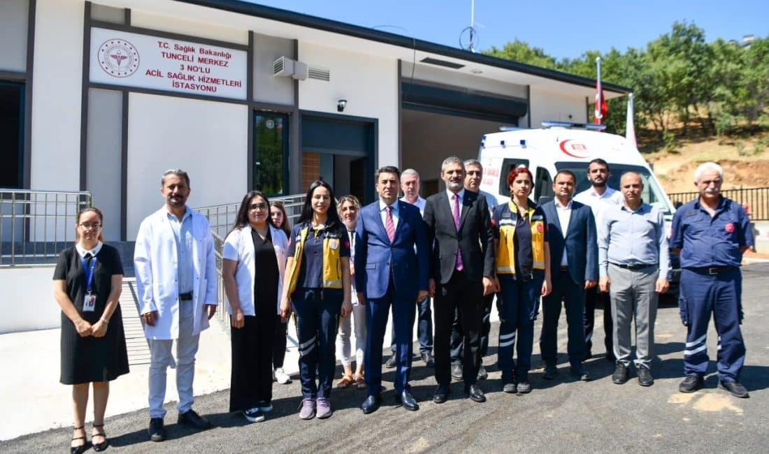 Tunceli Valisi Şefik Aygöl, Tunceli'nin sağlık altyapısını güçlendirecek yatırımları yerinde