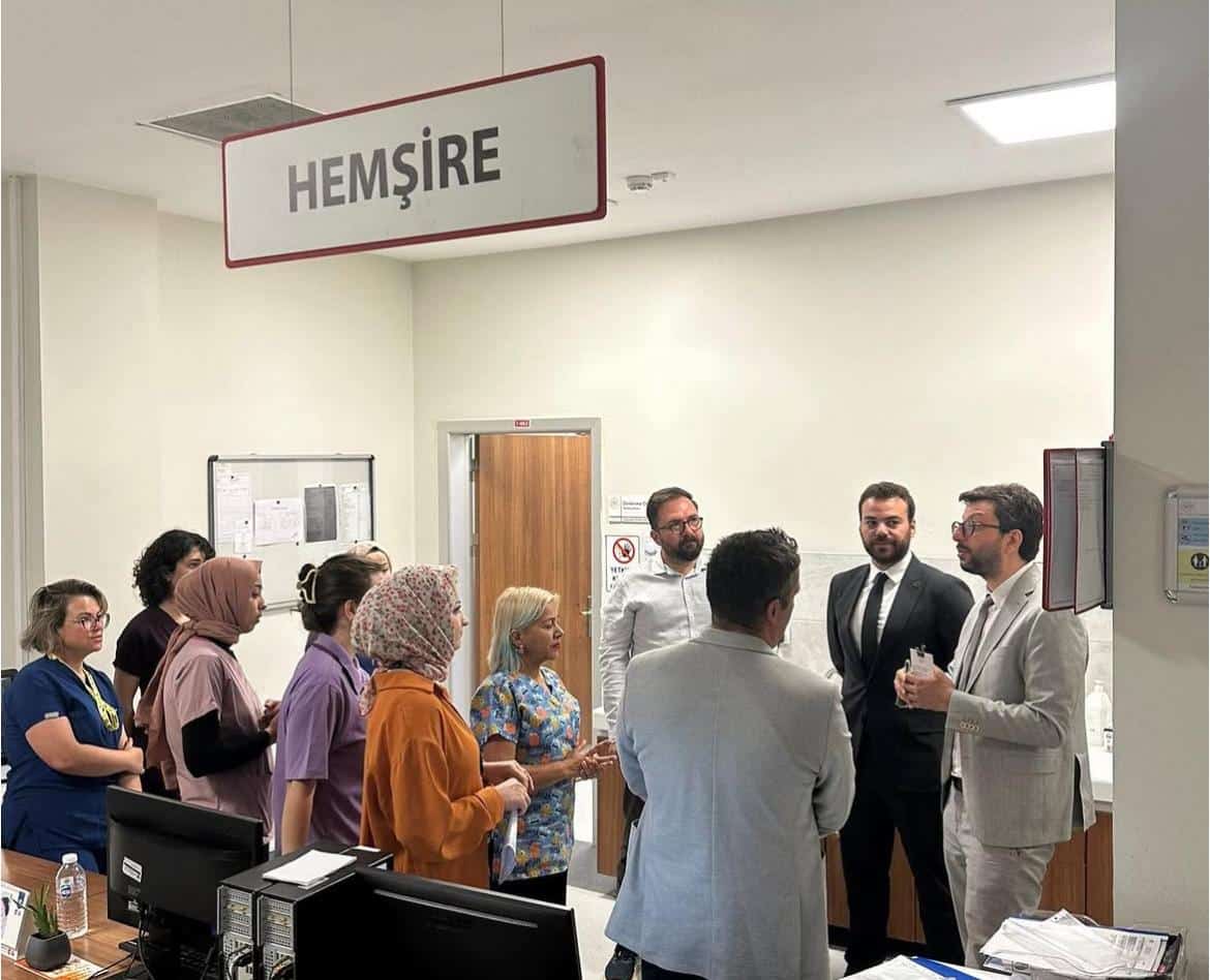 Çanakkale İl Sağlık Müdürü Op. Dr. Gökhan Baştürk ve beraberindeki