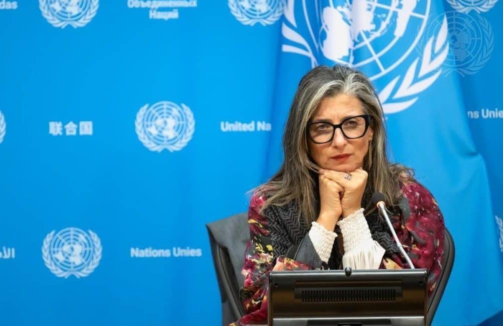 Dışişleri Bakanlığı'nın Batı Şeria ve Gazze özel raportörü Francesca Albanese'ye