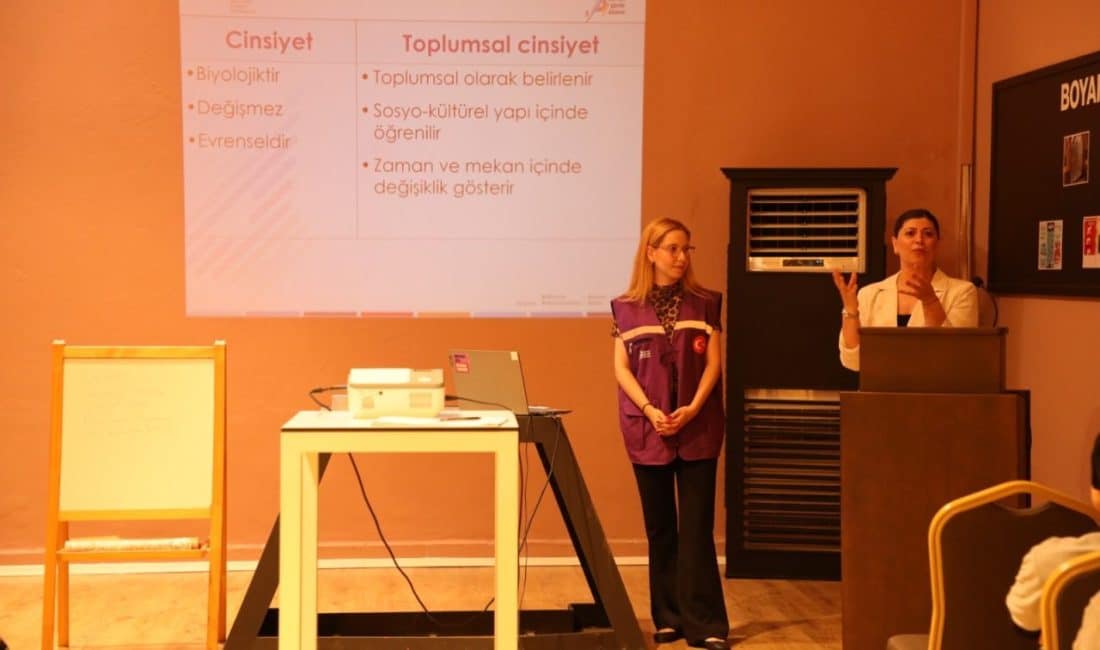 “Toplumsal Cinsiyet Eşitliği ve Kadına Yönelik Şiddetle Mücadele” başlıklı eğitim,