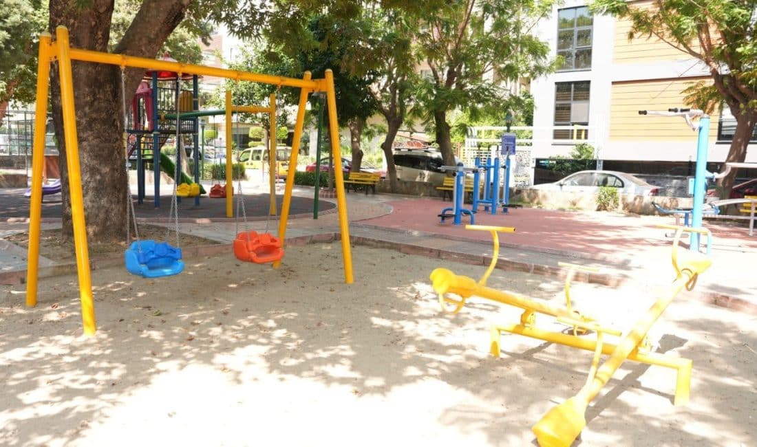 Alanya Belediyesi Park ve Bahçeler Müdürlüğü tarafından Cumhuriyet Mahallesi’nde bulunan