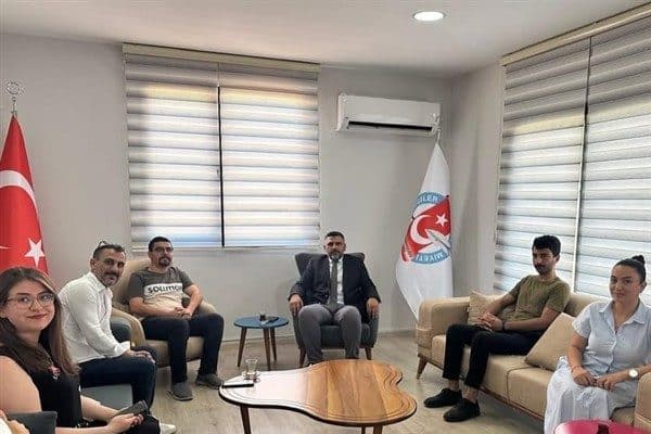 GGC Aziz Korkmaz Yerleşkesi’nde gerçekleşen görüşmede, GGC Başkanı Felat Bozarslan,
