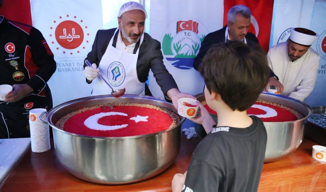 Rize Belediyesi, Rize Valiliği, Rize İl Müftülüğü'nün omuz omuza düzenlediği