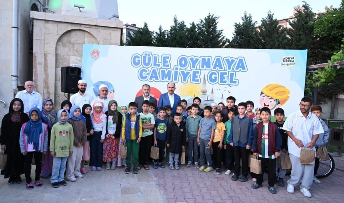 Konya Büyükşehir Belediye Başkanı Uğur İbrahim Altay, “Güle Oynaya Camiye