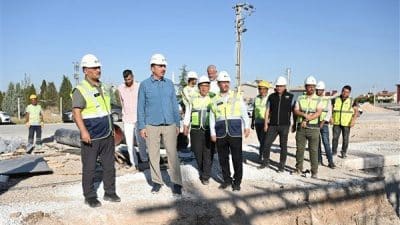 Meram Alakova Mahallesi’nde yürütülen çalışmalarla ilgili açıklamalarda bulunan Konya Büyükşehir
