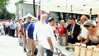 Osmangazi Belediyesi, Muharrem ayı sevilesiyle Çekirge Mahallesi’ndeki 1. Murad Hüdavendigar