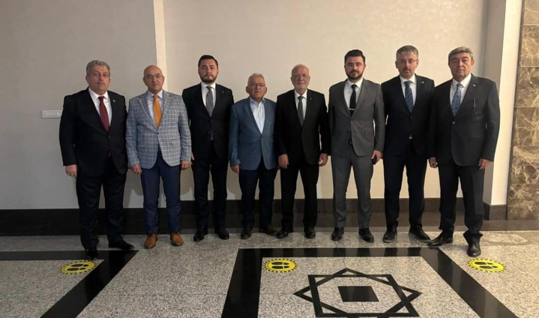 Kayseri Büyükşehir Belediye Başkanı Dr. Memduh Büyükkılıç, başkent Ankara’da, şehrin