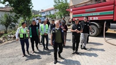 Bursa’da 5 gün boyunca etkili olan orman yangınlarını söndürme ve