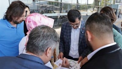 Terminalde sunulan hizmetlerin niteliğini yerinde değerlendiren Başkan Kahveci’ye incelemeler sırasında