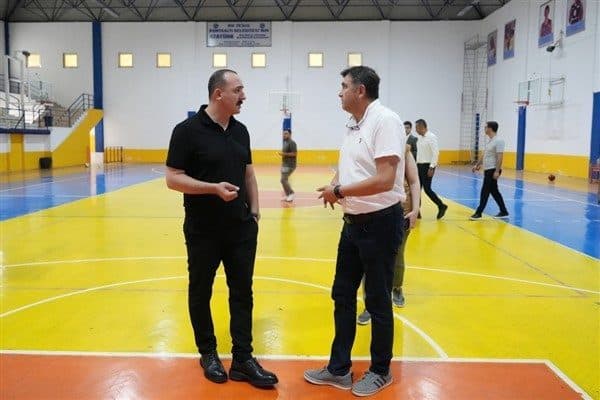 Başkan yardımcıları ve birim müdürlerinin de hazır bulunduğu incelemede, tesis