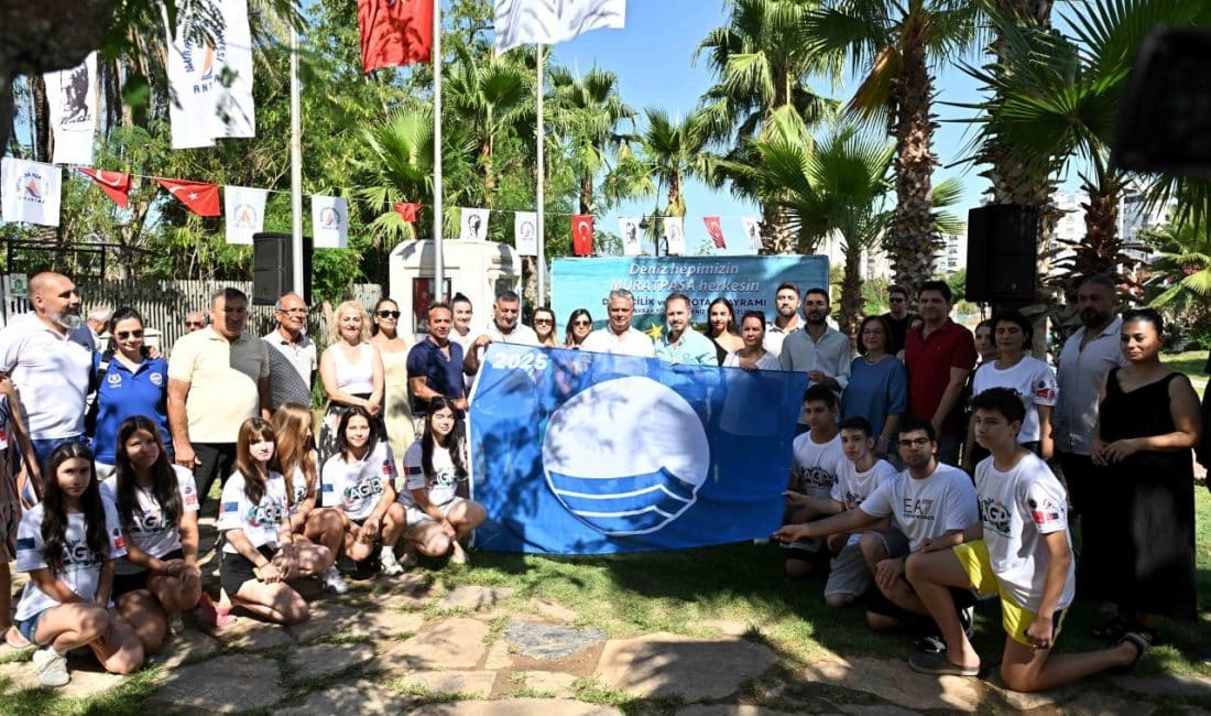 Türkiye’nin 233 plajıyla ‘mavi bayrak’ şampiyonu Antalya’da, Muratpaşa Belediyesi’nin falez