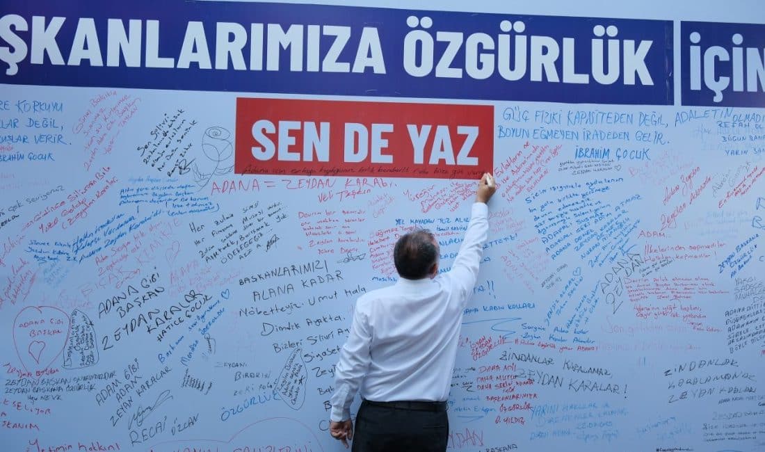 Adana Büyükşehir Belediye Başkan Vekili Güngör Geçer; tutuklu yargılanan ve