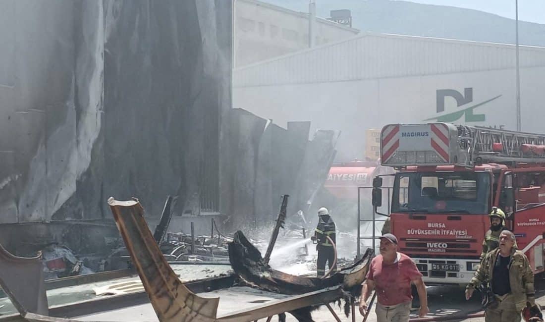 Bursa’da, Veysel Karani Mahallesi 7’ci Meşe Sokakta bir tekstil fabrikasının