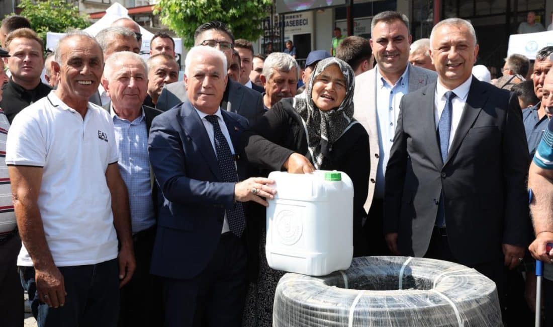 Tarım Peyzaj AŞ aracılığıyla üretilen 44 bin metre damlama sulama