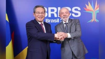 Çin Başbakanı Li Qiang, Brezilya’nın Rio de Janeiro kentinde Brezilya Cumhurbaşkanı