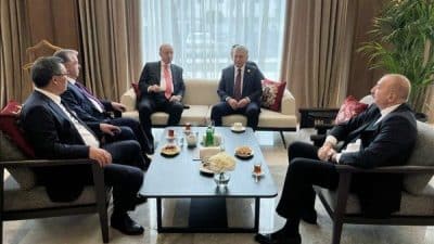 Cumhurbaşkanı Recep Tayyip Erdoğan, Azerbaycan'da düzenlenen Ekonomik İşbirliği Teşkilatı 17.