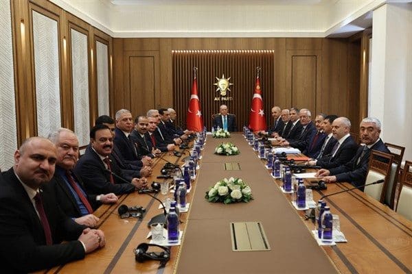 Cumhurbaşkanı Recep Tayyip Erdoğan, Irak Temsilciler Meclisi Başkanı Mahmud Meşhedani