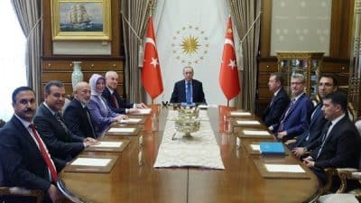 Cumhurbaşkanı Recep Tayyip Erdoğan, Kamu Denetçiliği Kurumu (KDK) Başdenetçisi Mehmet