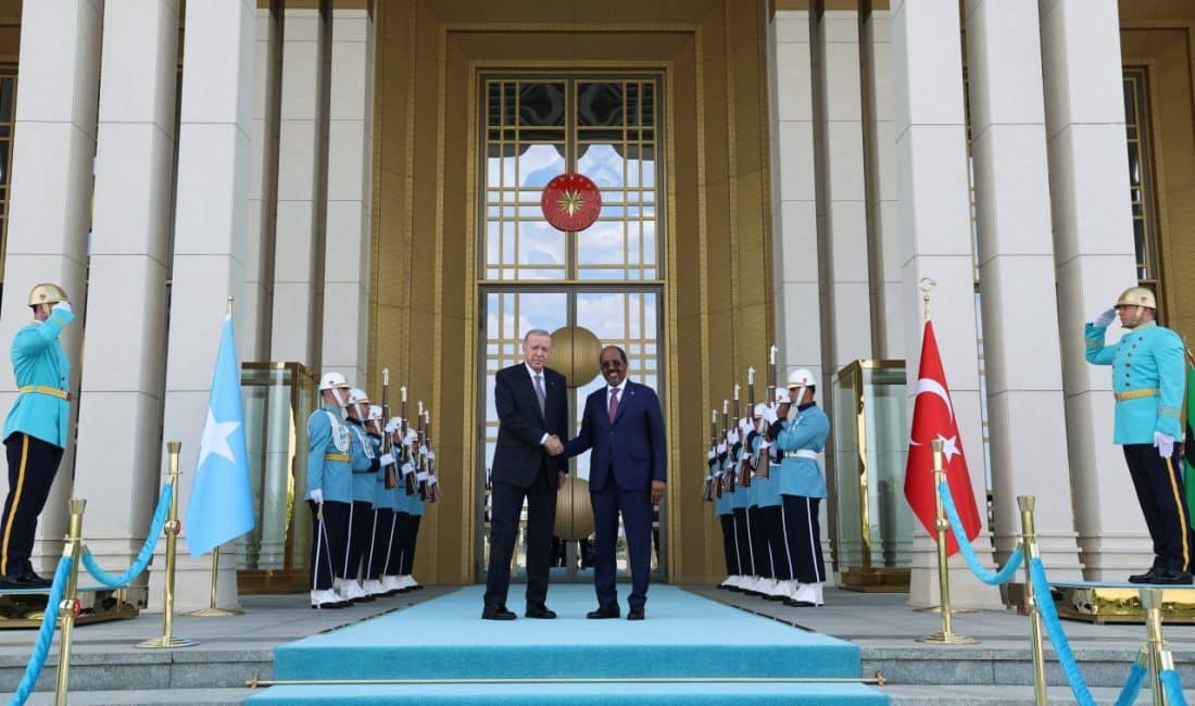 Cumhurbaşkanı Recep Tayyip Erdoğan, Somali Cumhurbaşkanı Hasan Şeyh Mahmud ile