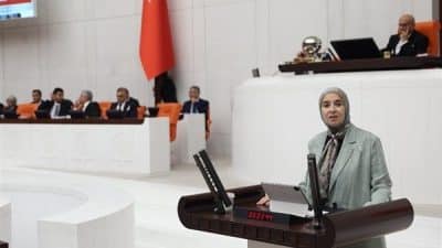 Esen, konuşmasında teklifin halktan tasarruf, iktidara ise keyfi harcama yetkisi