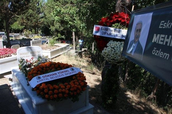Tören merhum Moğultay’ın Zincirlikuyu Mezarlığı’ndaki kabri başında gerçekleştirildi. Tören, Mehmet Moğultay’ın