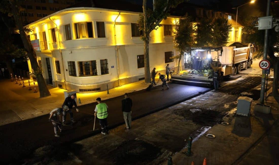 Büyükşehir Belediyesi Yol Yapım Bakım ve Onarım Dairesi Başkanlığı ekipleri,