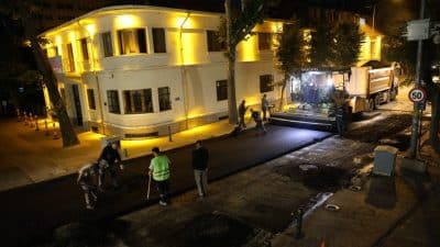 Büyükşehir Belediyesi Yol Yapım Bakım ve Onarım Dairesi Başkanlığı ekipleri,