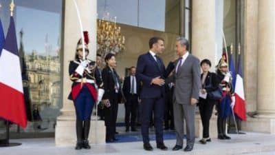 Fransa Cumhurbaşkanı Emmanuel Macron, dün Paris’te Çin Dışişleri Bakanı Wang Yi’yi