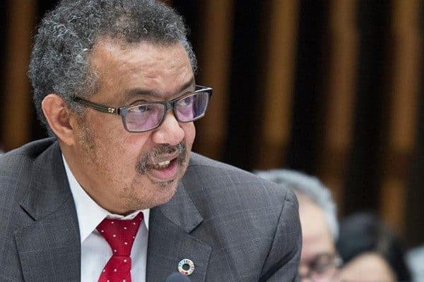 Dünya Sağlık Örgütü (DSÖ) Genel Direktörü Dr. Tedros Adhanom Ghebreyesus,