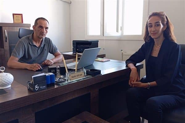 Ziyaret kapsamında, gazetenin sahibi Salih Siyah ile yerel medyanın durumu