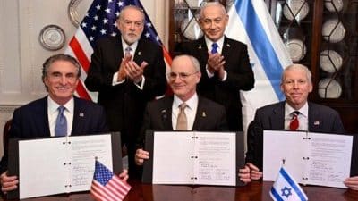 İsrail Devleti ile Amerika Birleşik Devletleri (ABD), bugün enerji ve