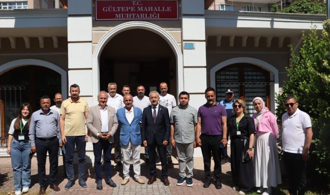 İzmit Belediyesi tarafından düzenlenen Gültepe Mahallesi gezisi kapsamında, belediye başkan
