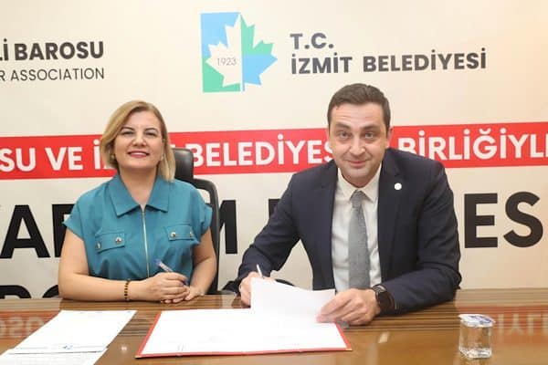 İzmit Belediye Başkanı Fatma Kaplan Hürriyet ile Kocaeli Baro Başkanı