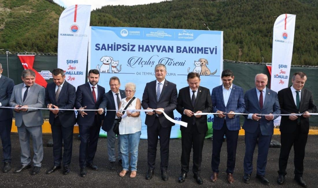 Karabük Belediyesi, sokak hayvanlarının yaşam koşullarını iyileştirmek için önemli bir