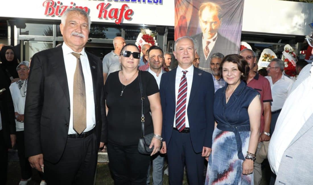 “Bizim Kafe”nin açılış törenine; Adana Büyükşehir Belediye Başkanı ve Türkiye