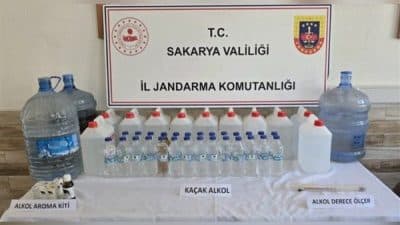 Sakarya İl Jandarma Komutanlığı ekiplerince Karasu ilçesinde kaçakçılıkla mücadele kapsamında