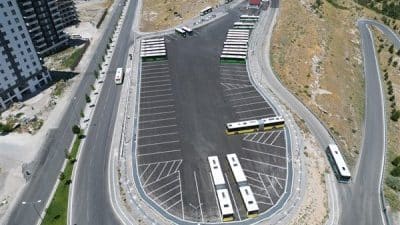 Büyükşehir Belediyesi Ulaşım A.Ş., Anayurt Garaj Noktası'nı tamamlayarak hizmete sundu.