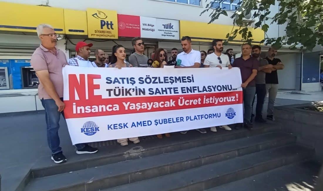 Kamu Emekçileri Sendikaları Konfederasyonu’na (KESK) bağlı sendikaların üyeleri, TÜİK’in açıkladığı