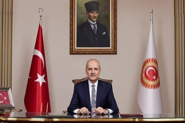 Türkiye Büyük Millet Meclisi (TBMM) Başkanı Numan Kurtulmuş, Lozan Barış