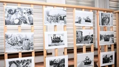 Serginin açılışına KKTC Büyükelçiliği Eğitim ve Kültür Ataşesi Bünyamin Merhametsiz,
