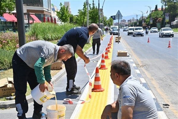 Ulaşım Dairesi Başkanlığı Trafik Hizmetleri Şube Müdürlüğü ekipleri tarafından Mimar