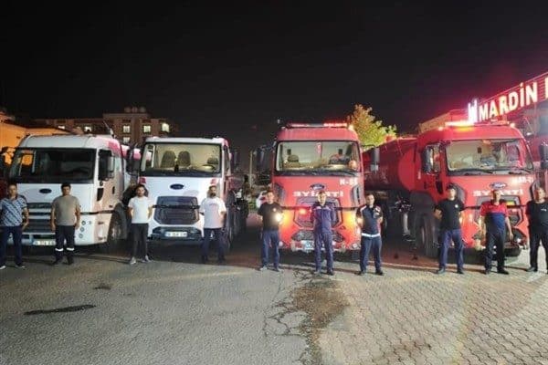Mardin Büyükşehir Belediyesi’nden yapılan açıklamada Kahramanmaraş’ın Onikişubat ilçesinde çıkan orman