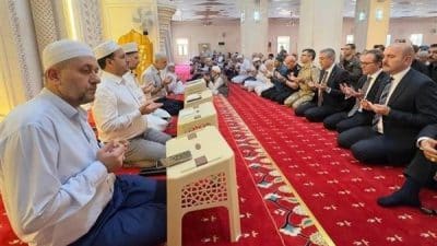 Mardin İl Müftülüğü tarafından düzenlenen program kapsamında Mevlid-i Şerifler okundu,