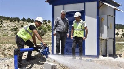 Vatandaşlara sağlıklı, sürdürülebilir ve kesintisiz içme suyu temini için çalışmalarına