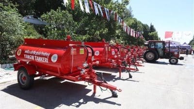 Teslim törenine Kıyı Ege Belediyeler Birliği ve Muğla Büyükşehir Belediye