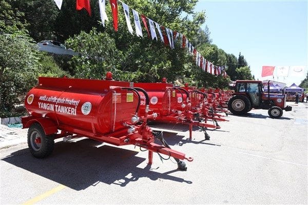 Teslim törenine Kıyı Ege Belediyeler Birliği ve Muğla Büyükşehir Belediye